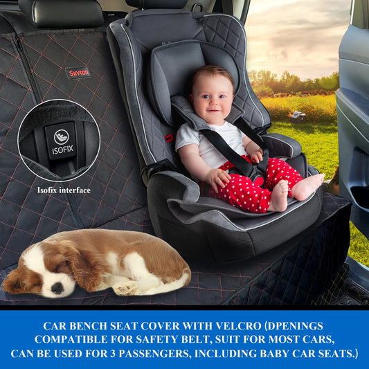 Waterproof Dog Car Seat Cover – Protect Your Back Seat From Mud & Fur