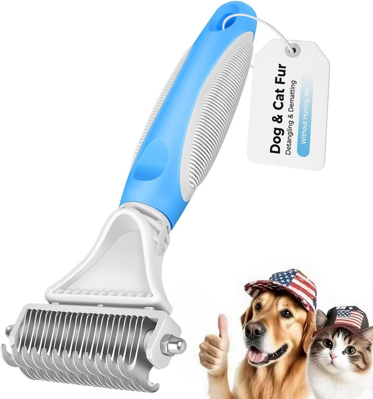 Remove Painful Mats & Tangles — Gentle Dog Deshedding Tool