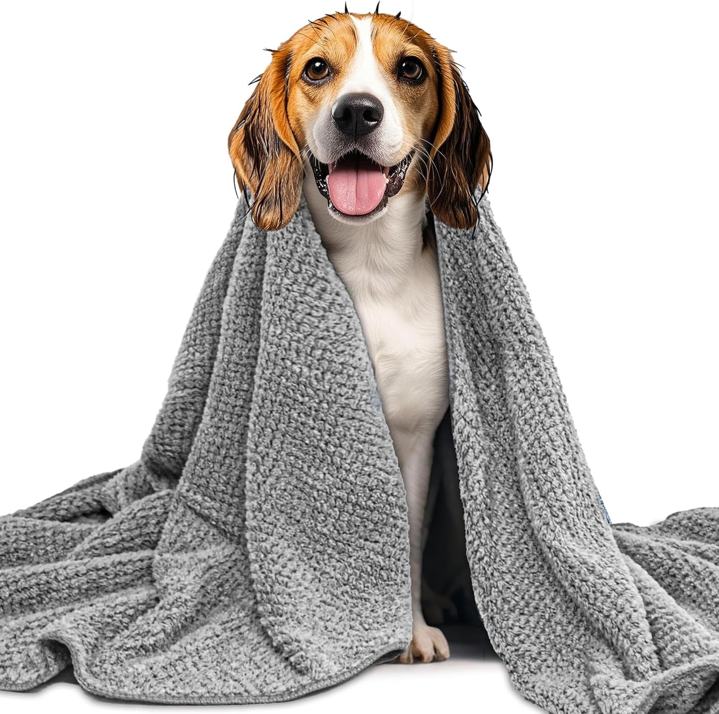 Super Absorbent Dog Paw Drying Towel – Quick Dry Microfiber Pet Towel