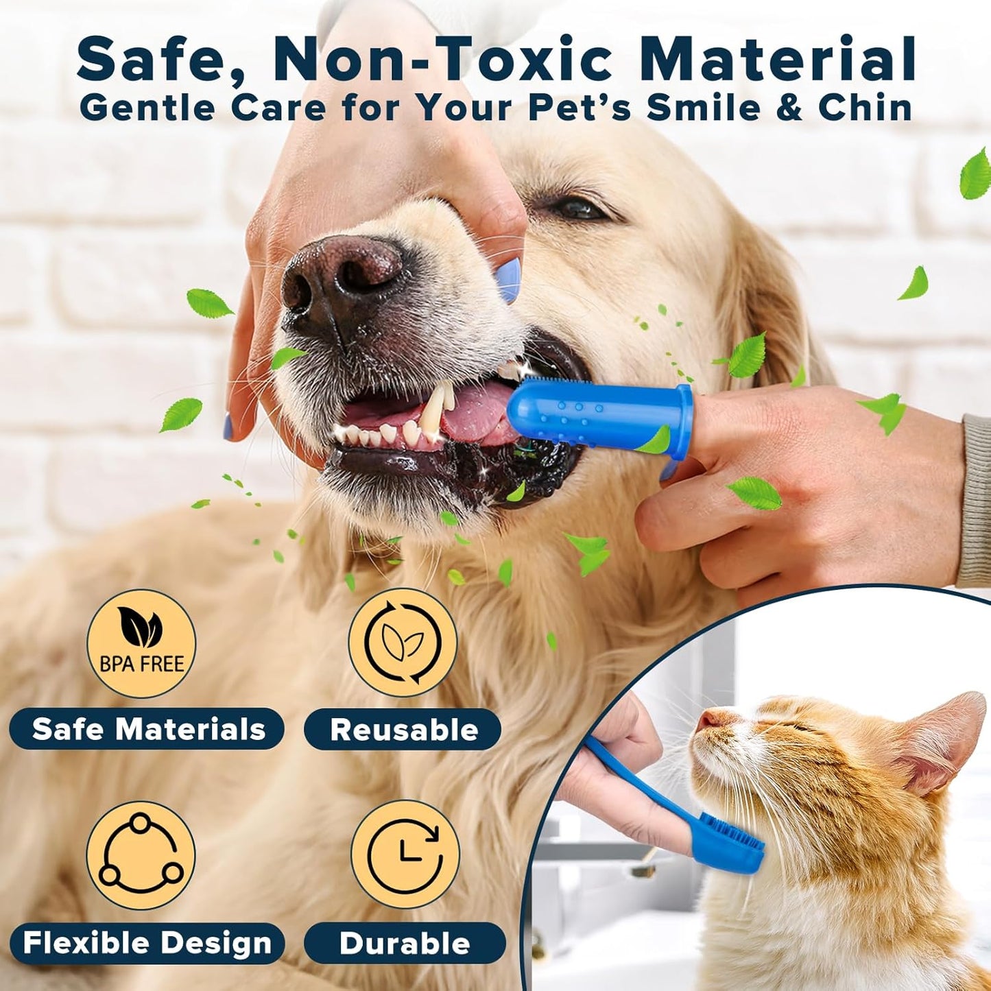 LoyalPup™ Gentle Grooming Gloves – Easy Bath & Deshedding Kit