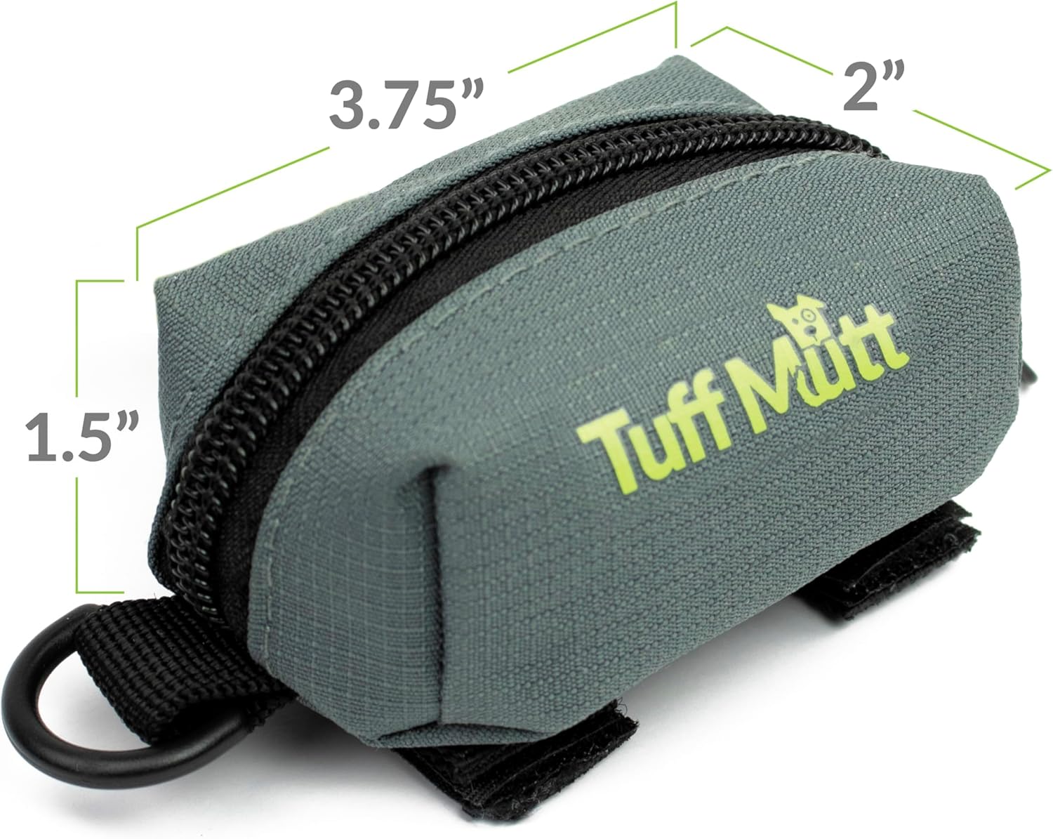 Dog Poop Bag Holder – Durable Leash Attachment with Zipper & Starter Bags