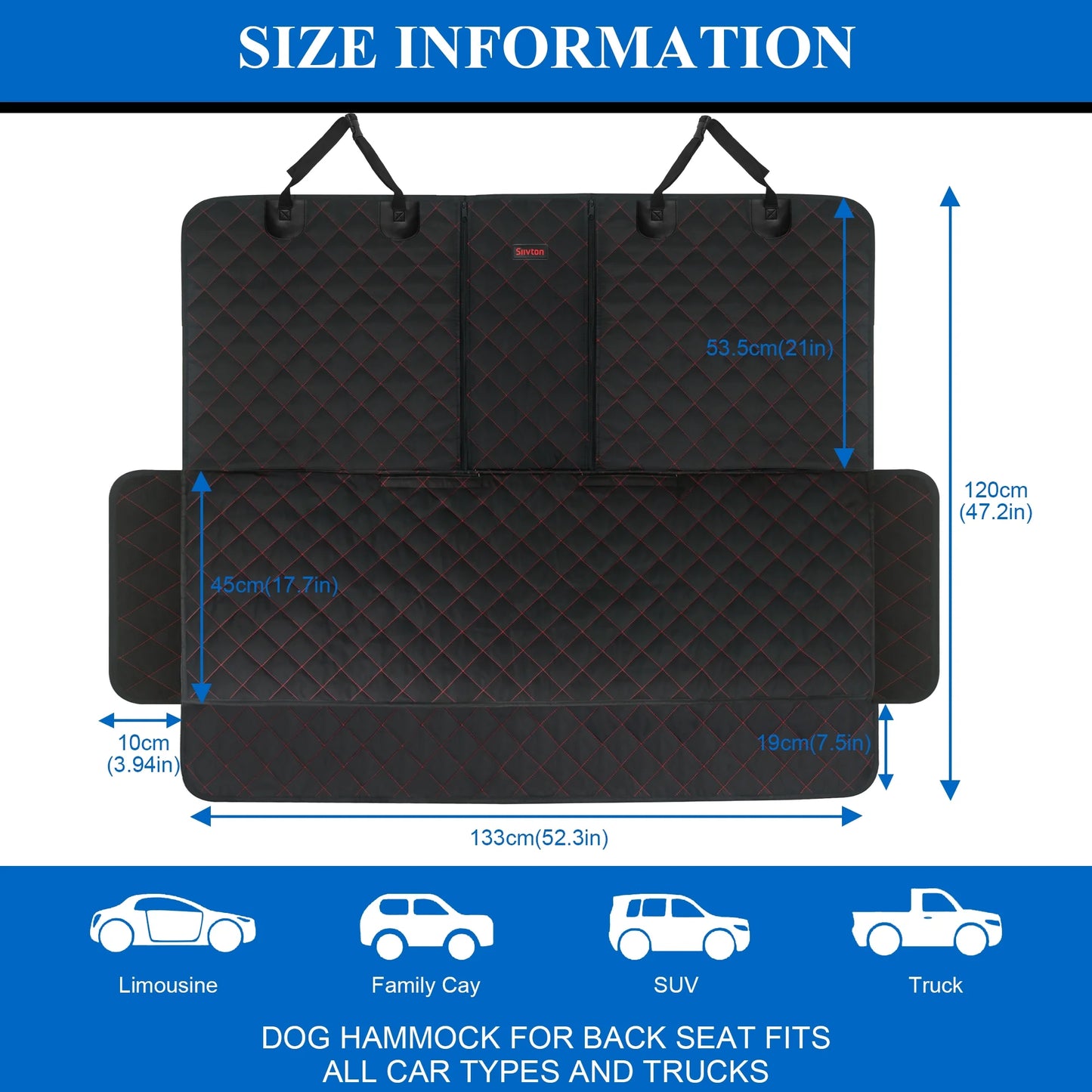 Waterproof Dog Car Seat Cover – Protect Your Back Seat From Mud & Fur