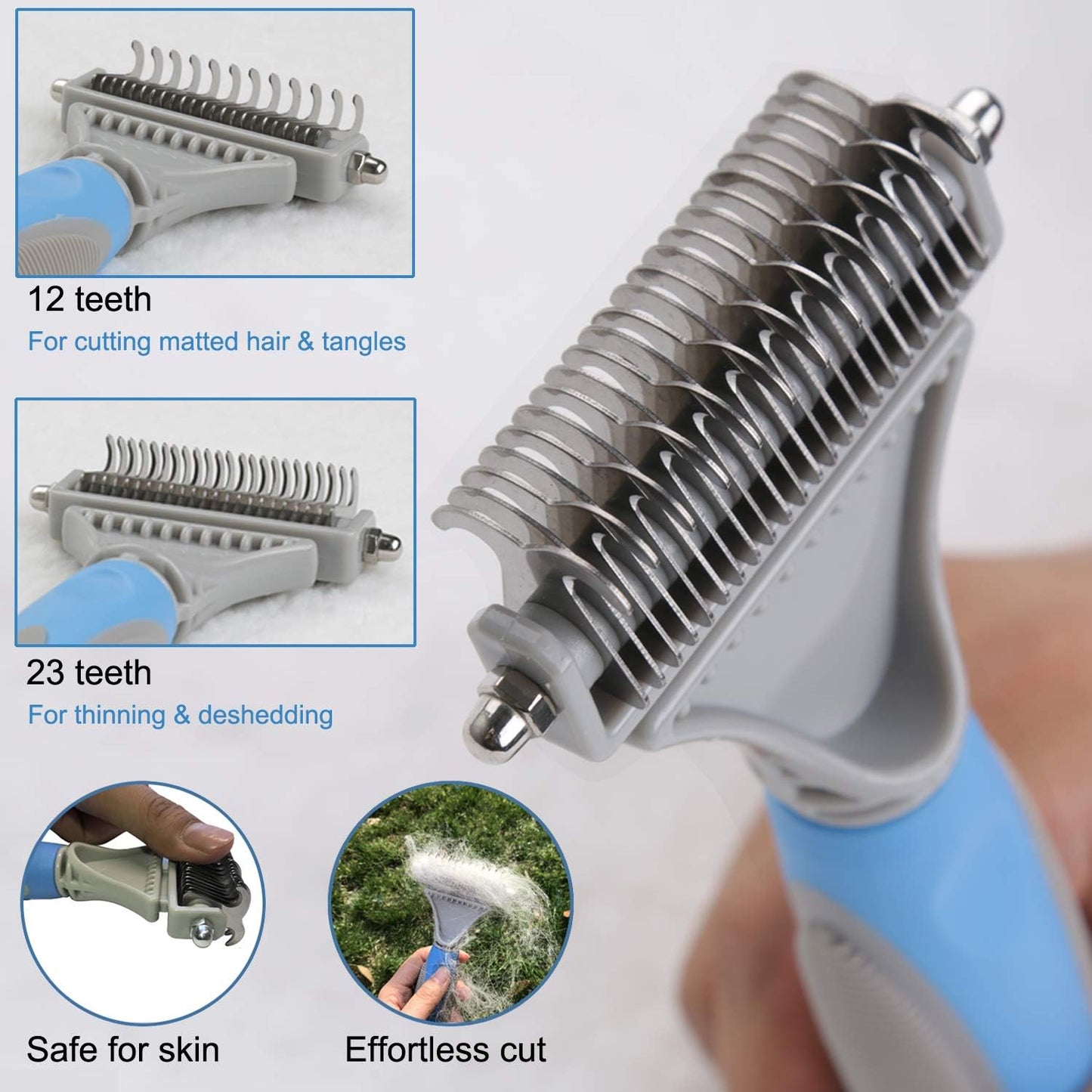 Remove Painful Mats & Tangles — Gentle Dog Deshedding Tool