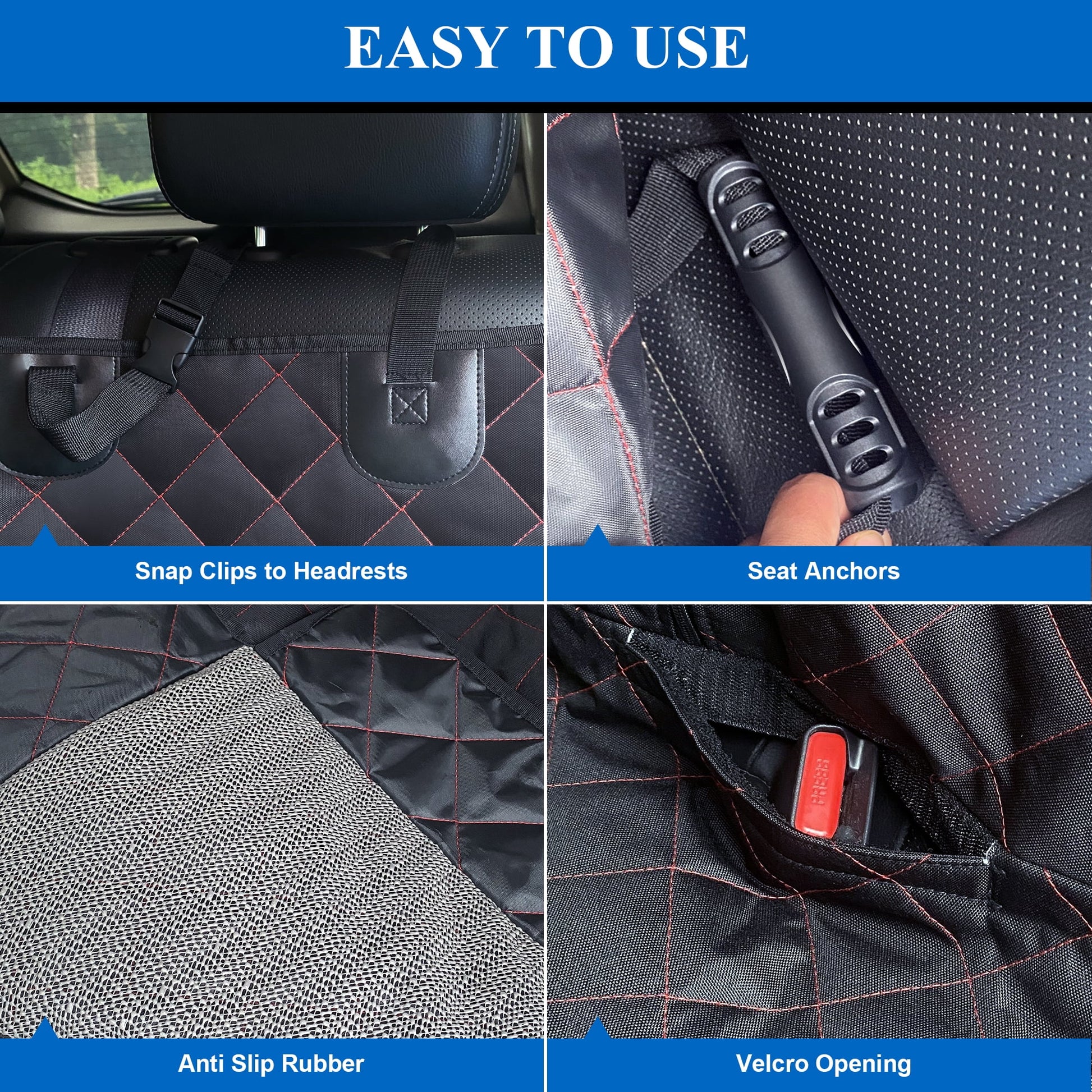 Waterproof Dog Car Seat Cover – Protect Your Back Seat From Mud & Fur